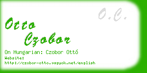 otto czobor business card